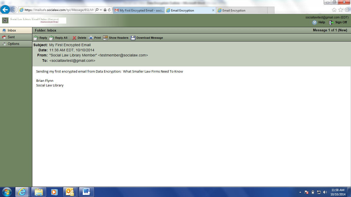 How to Send Encrypted Email | Social Law Library | Boston, MA